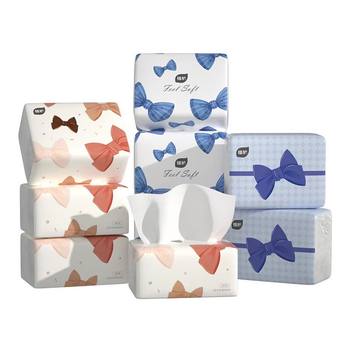 
Large pack of household maternal and infant tissue paper, full box of napkins, large size hand towels, toilet paper, wet water, facial tissue paper that is not easily broken