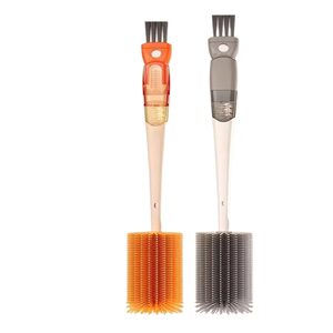 Cup brush cup cleaning artifact long handle Multifunctional five -in -one insulation cup lid Special clean sponge brush
