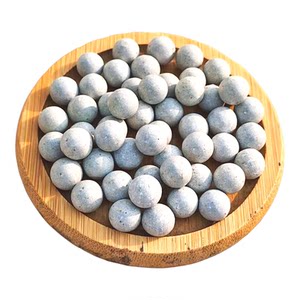 Special clay ball marbles for slingshot clay balls wholesale super hard ceramic balls white magnetic weighted safety clay balls 8910mm