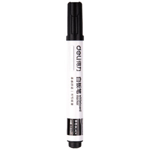 
Deli whiteboard pen training conference room easy to write and easy to erase erasable large-head pen teacher's stationery large-capacity ink thick-head pen ink education drawing board pen writing pen fine-head office supplies smooth