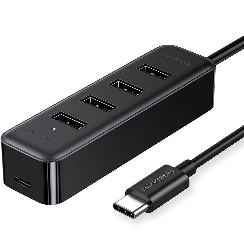 Flash magic usb hub para expansão e conectividade de laptop