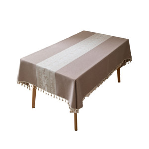 
Nordic ins style cotton and linen fabric tablecloth, light luxury and high-end tablecloth, Christmas deer coffee table cloth, tablecloth cover