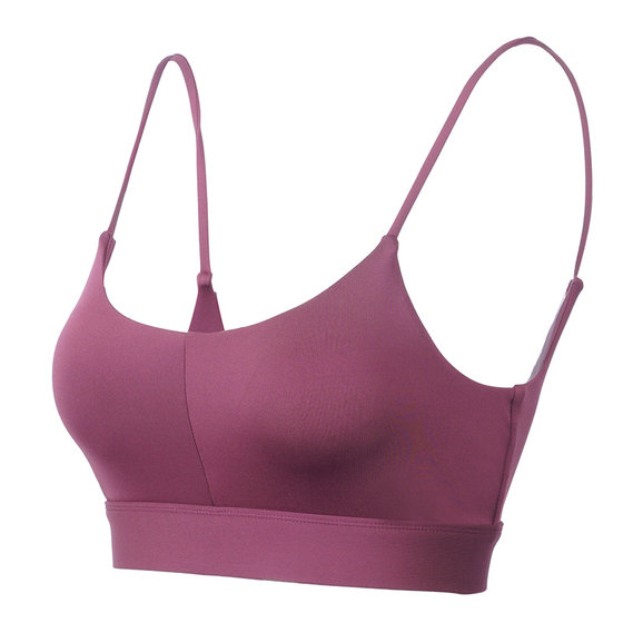 
yoyomeat thin-strap beautiful back sports bra women's shock-proof running fitness vest push-up anti-sagging yoga bra