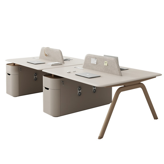 
Painted staff office desk chair combination 446 people simple modern office desk screen workstation computer desk