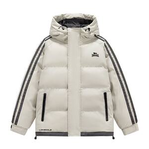 
Longshi Dell outdoor waterproof cotton coat for men and women, new winter style thickened windproof hooded cotton coat for couples