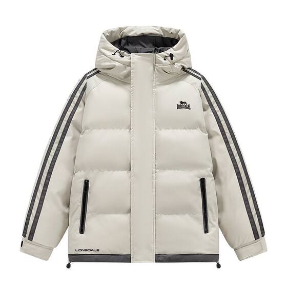 
Longshi Dell outdoor waterproof cotton coat for men and women, new winter style thickened windproof hooded cotton coat for couples