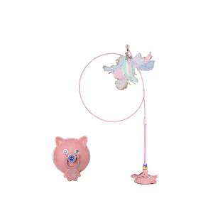 
Suction cup type cat-catching stick, long pole, feather cat toy, self-pleasure and boredom relief tool, kitten and young cat toy that consumes physical energy