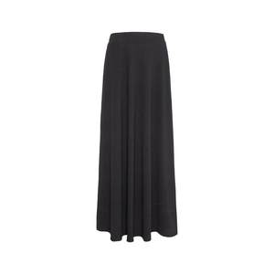 
[Heavy Industry Dangling Skirt] MSLAN pleated texture drooping umbrella skirt summer loose light style black skirt