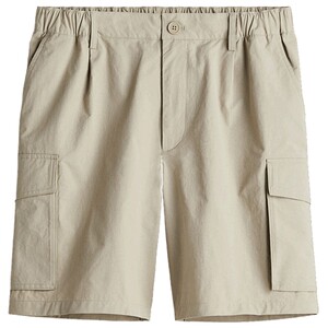 
HM men's casual pants spring loose drawstring sports straight American multi-pocket cargo shorts 1245564