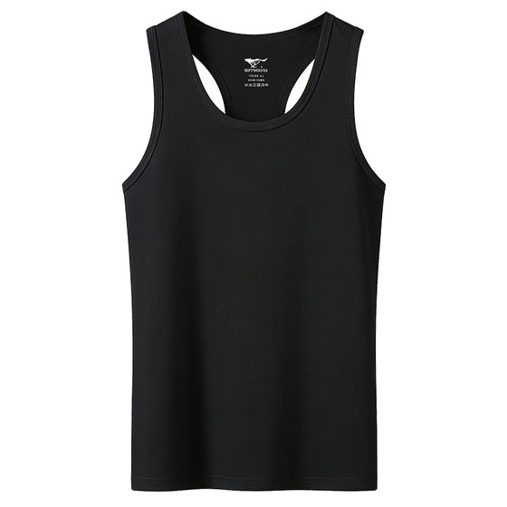 
Septwolves sports I-shaped vest men's base fitness high elastic non-deformation hurdle elastic sleeveless cotton undershirt