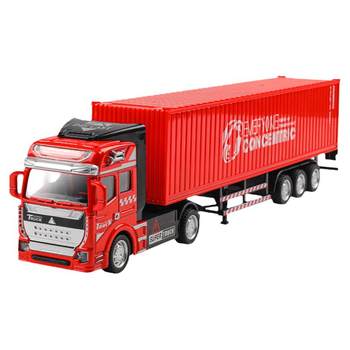 
[Good cart] Alloy container car toys