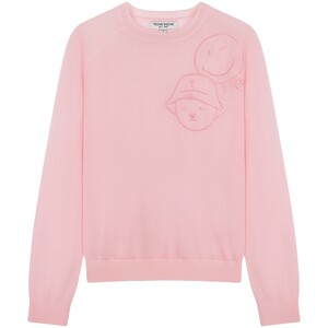 
TeenieWeenie Bear Women's Lightweight Knitted Sweater Long Sleeve Blouse Summer Loose Round Neck Pullover Sweater