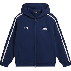 
Li Ning fan style jacket for women spring 2026 new couple zipper sweatshirt casual terry knitted sportswear for men