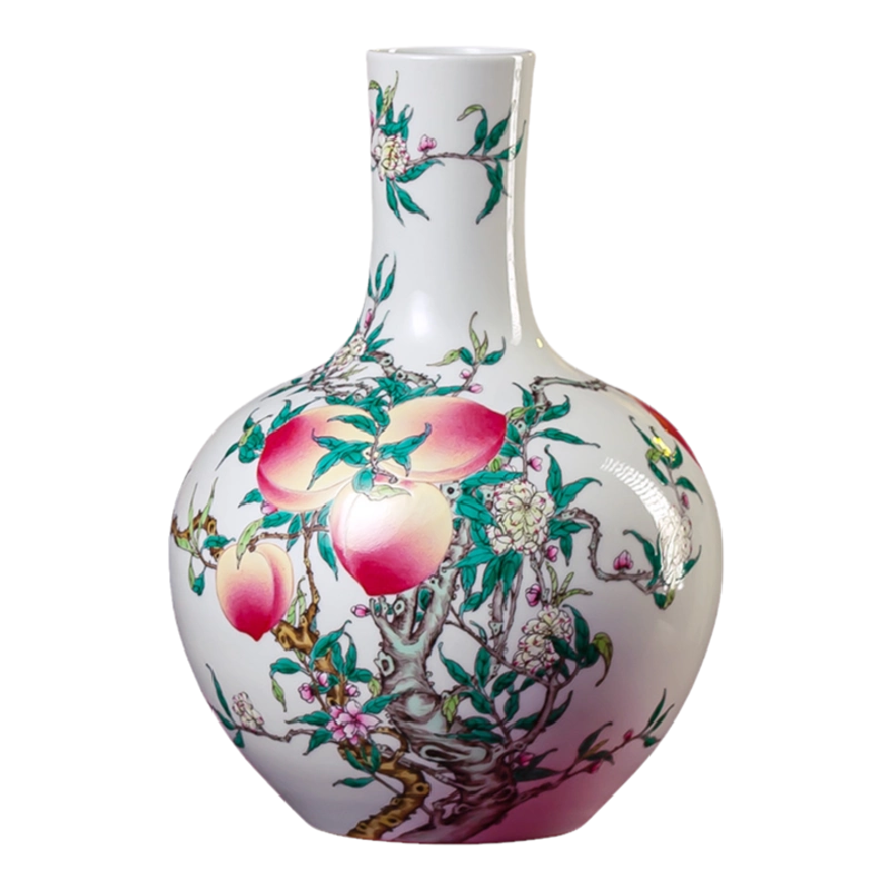 中国古玩 粉彩 天球瓶 大花瓶 高約52cm 時代物 唐物 x031135 中国古玩 粉彩 天球瓶 大花瓶 高約52cm 時代物 唐物 x031135の