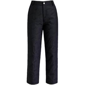 
Middle-aged and elderly down pants for women wearing high-waisted thick straight-leg pants for winter white duck down wide-leg pants for middle-aged mother cotton pants