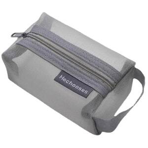
Transparent mesh storage bag Nylon portable toys cosmetic storage bag Coupon wallet key bag Bus card bag