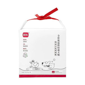 Simple dog food duck meat three -color low -temperature baking dog grain whole dog grain teddy Big Berry bears soft dog food small dog
