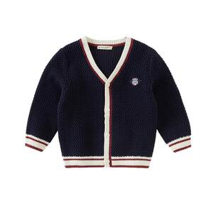 
[Same style in the mall] David Bella Children's Sweater Cardigan 2026 Spring New Boys' College Style Knitted Jacket