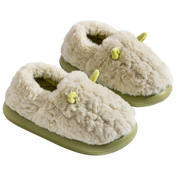 Alice thickened thermal bag and outer cotton slippers for women