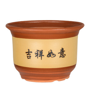 Household ceramic flower pots special price clearance extra large clay flower pots stone pots floor-standing bonsai orchid pots
