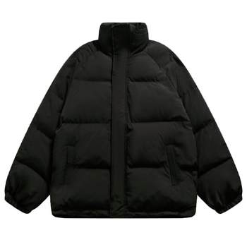 Down jacket thickened stand collar loose cotton jacket winter jacket