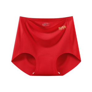 
Fenton Red Underwear Women's High Waist Tummy Control 2026 Year of the Horse New Antibacterial Pure Cotton Crotch Seamless Briefs