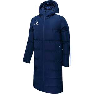 Karmi cotton clothing long overlap men's and women's sports warm down cotton coat sports winter football training uniforms

