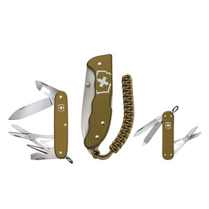 Vickers Swiss Army Knife 2024 Aluminum Limited Edition Model SD Pioneer X Renewal Gift Box Earth Brown Folding Army Knife
