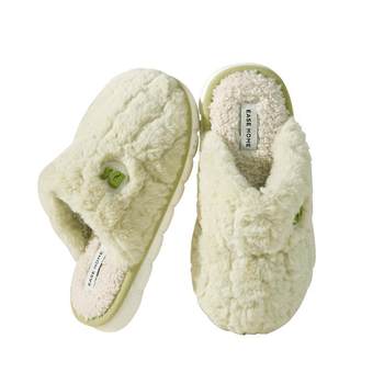 Sanli antibacterial cotton slippers for women in winter, anti-slip and anti-odor for men