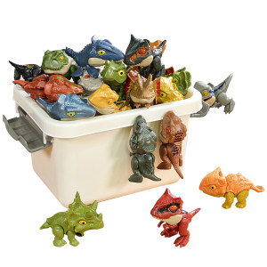 
Bite finger dinosaur children's toys boy internet celebrity popular Jurassic Tyrannosaurus rex triangular dinosaur animal model