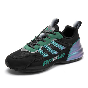 
2026 new sports shoes, luminous mesh, real popcorn soft sole, non-slip, wear-resistant, inner heightening bag sole, popular men's shoes