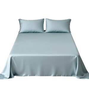 
Fuanna Home Textiles 100-count long-staple cotton single-piece bed simple cotton pure cotton single-piece simple satin bed sheet