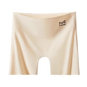 
Catman safety pants for women anti-exposure 2025 new ice silk traceless underwear two-in-one belly-tightening boxer pants summer