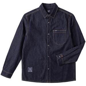 
Lee shopping mall's same comfortable 101+ embroidered pattern washed men's long-sleeved denim shirt LMT0078525FQ