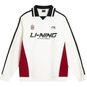 
Li Ning sweatshirt women's spring and autumn versatile new couple American tops couple retro casual lapel sports long-sleeved men