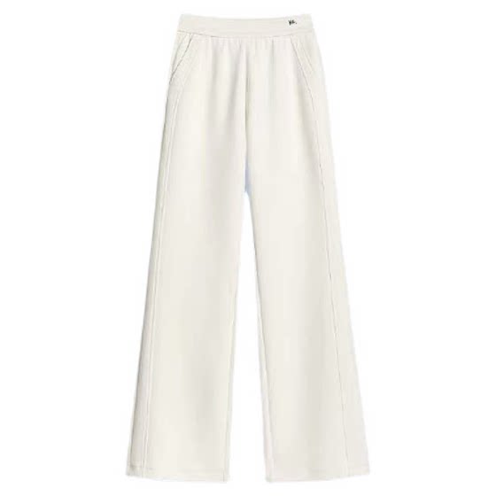 
White bootcut pants for women 2026 new style this year's popular casual pants for small people flared pants sweatpants