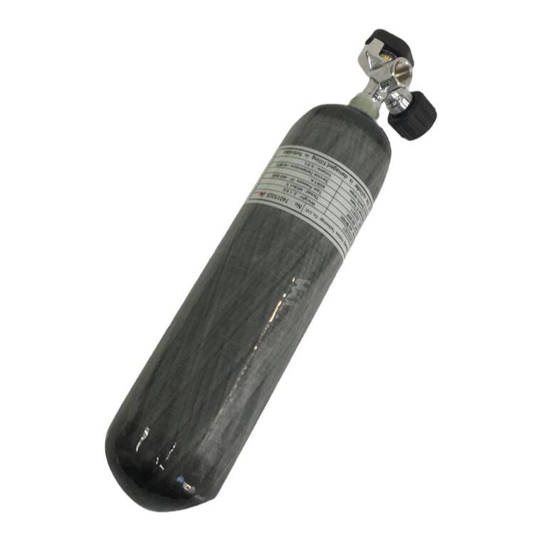 Acecare Bouteille vide 3 L CE 300 bar en fibre de carbone Hpa pour systèmes d'air PCP Paintball (3 l avec AKH-HI