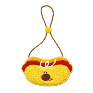 
Cat embroidered bib, pet saliva towel, adjustable collar, apple duck hot dog decorative bib, pet supplies