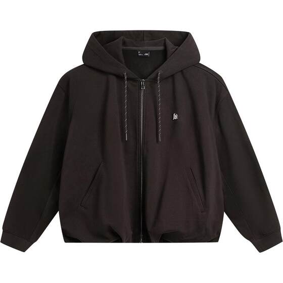 
Li Ning tennis sweatshirt women's official spring new loose hoodie cardigan hooded knitted jacket sportswear women