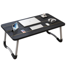 Simple and elevated foldable small table for student dormitory