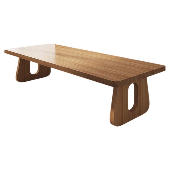 Simple solid wood desk for living room, modern conference table, long table, negotiation desk, reading and writing dining table for home use