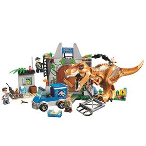 Jurassic Dinosaur World Tyrannosaurus Rex Escape 10758 Building Blocks Toys Boy 6 Years Old Puzzle Assembly Gift