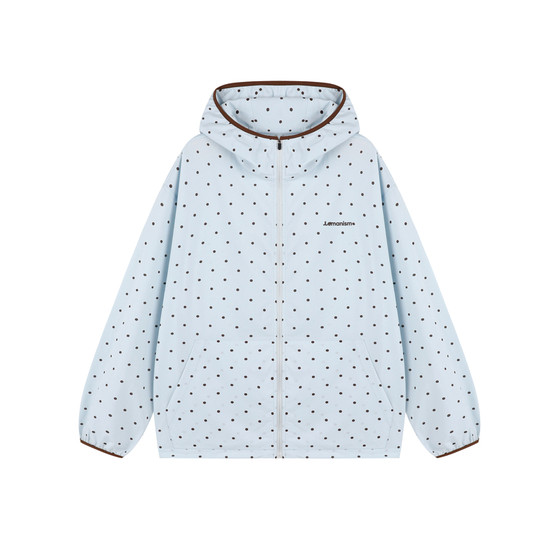 
lemanism American trendy brand polka dot sun protection clothing men's summer new couple sun protection clothing light coat jacket women's style