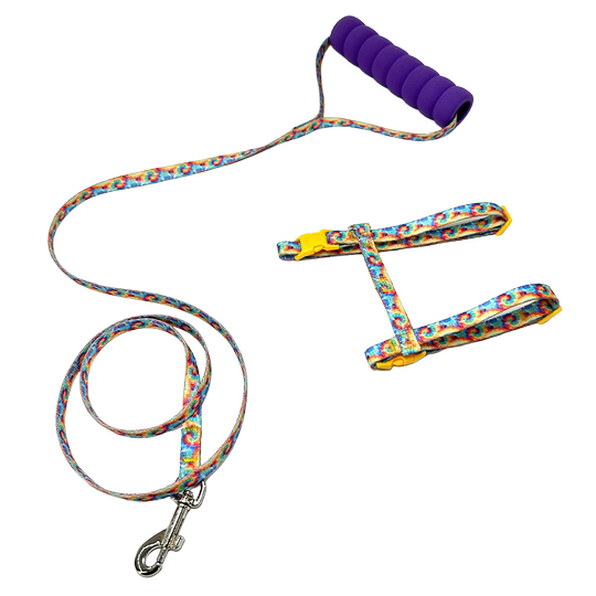 Petseek Cat Leash - Adjustable I-Shape Traction Rope for Outdoor Walks
