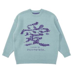 Mentmate autumn and winter atmosphere love word round neck sweater loose BF pullover sweater tops for men and women couples