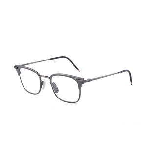 ThomBrowne Eyeglass Frame Male Japanese Handmade Metal Box TB102 Tom Brown Myopia Eyeglass Frame Female