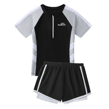 Girls' one-piece swimsuit is the best choice for hot spring bathing in winter