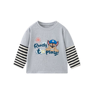 
Paw Patrol Boys Long Sleeve T-shirt Spring and Autumn 2026 New Children's Tops Autumn Baby Boy Basement Clothes