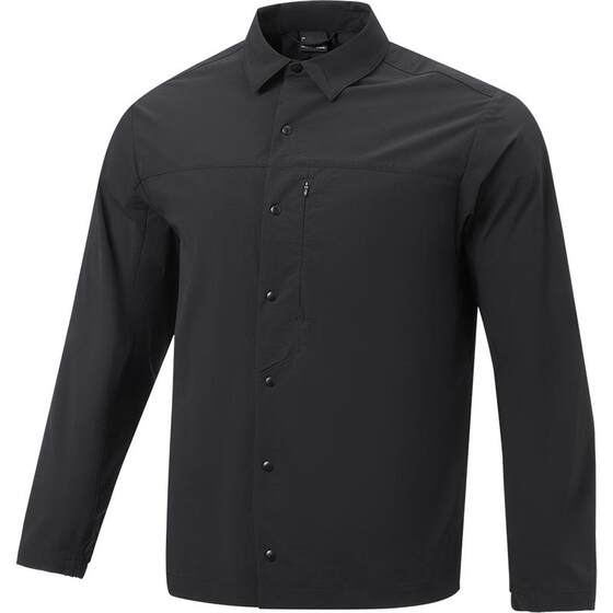 
Li Ning Jacket Men's Thin Shirt Jacket Summer New Casual Loose Lapel Long Sleeve Business Commuting Sports Top