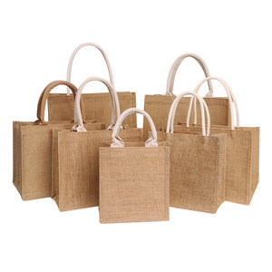 
Linen bag, cotton and linen stitching handbag, canvas bag, gift bag, school corporate shopping bag, custom printed logo